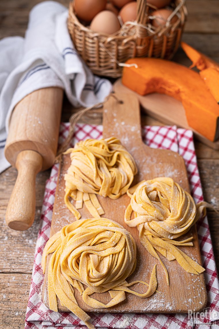 Come fare le tagliatelle di zucca