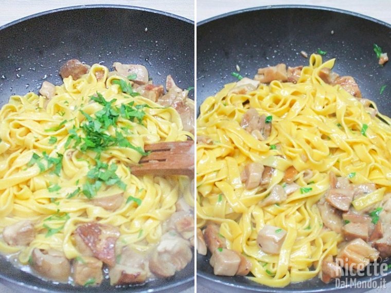 Unire prezzemolo e castagne