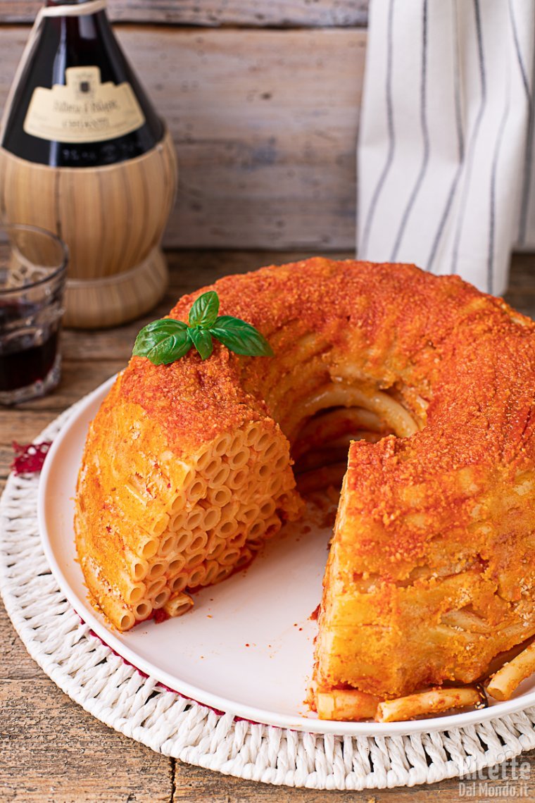 Ricetta timballo di ziti con mozzarella
