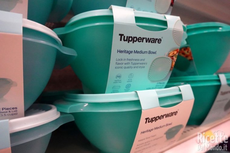Tupperware, la gamma dei contenitori