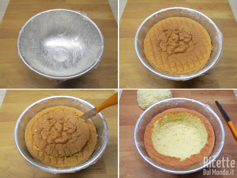 Ritagliare il pan di spagna