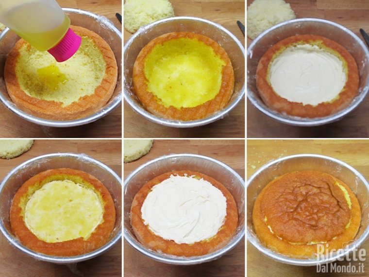 Farcire la torta a strati
