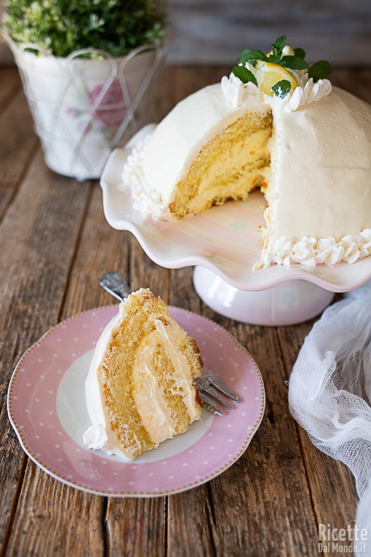 Ricetta torta delizia al limone