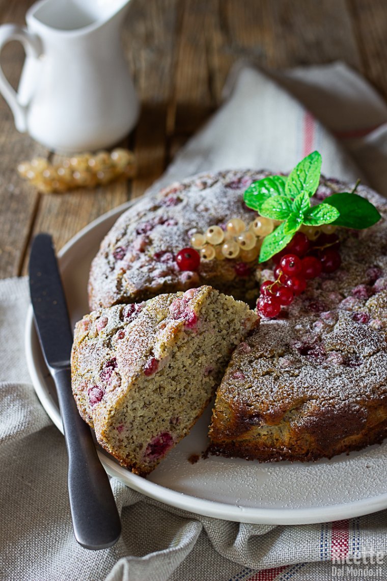 Ricetta torta ai ribes morbida