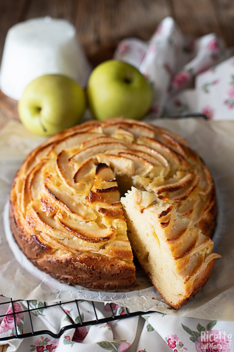 Ricetta torta di mele e ricotta