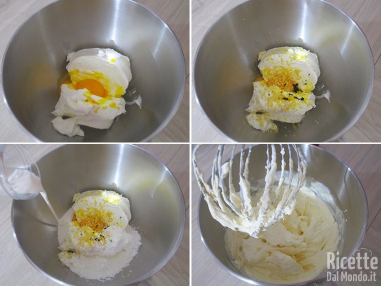 Lavorare il formaggio con gli altri ingredienti