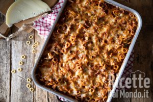 Ricetta Anelletti al forno alla siciliana. Ricetta tradizionale del pranzo della domenica!