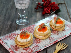 Ricetta Blinis al salmone