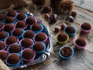 Ricetta Bon bon di farina di castagne