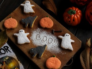 Ricetta Biscotti alla zucca di Halloween