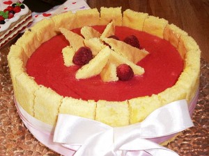 Ricetta Biscuit alla Crema di Mango e Lamponi