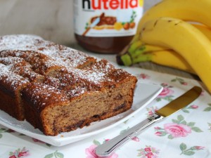 Ricetta Banana e Nutella Cake