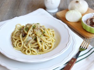 Bigoli in Salsa di Acciughe