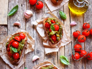 Ricetta Bruschette con friggitelli