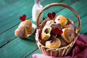Ricetta Bomboloni a forma di cuore