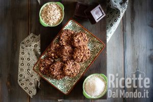 Ricetta Biscotti senza cottura all'avena (Ricetta in 5 minuti!)