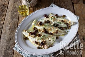 Branzino alla ligure, la ricetta della spigola ponentina