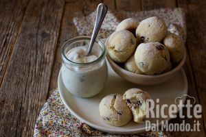 Ricetta Biscotti allo yogurt morbidi, con gocce di cioccolato