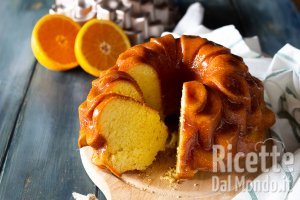 Ricetta Bundt cake all'arancia senza lattosio, la ciambella semplice e raffinata!
