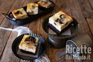 Ricetta Brownies cheesecake, la ricetta originale americana!