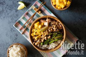 Ricetta Bowl di salmone caramellato e riso basmati (tutto in 1 sola pentola!)