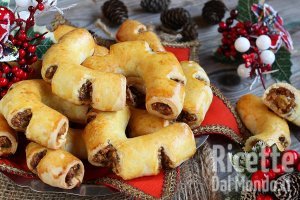 Ricetta Biscotti alla panna farciti con frutta secca e spezie di Natale!