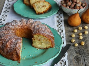 Ricetta Ciambella di Nocciole e Pere