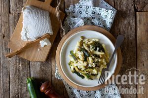 Ricetta Caserecce con zucchine e ricotta