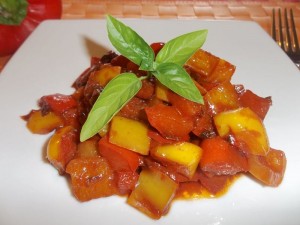 Ricetta Cubetti di Peperoni per contorno