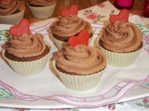 Ricetta Cupcake al Cioccolato di San Valentino