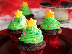 Ricetta Cupcakes Albero di Natale