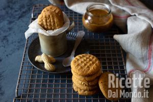 Ricetta Cookies al burro di arachidi
