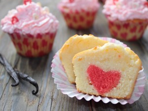 Ricetta Cupcakes con il cuore di San Valentino