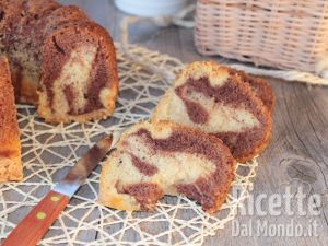 Ciambella bicolore Bimby, senza Burro e senza Latte