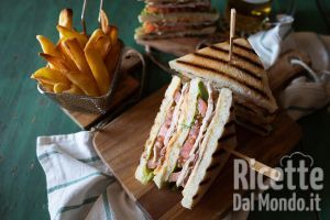 Ricetta Clubhouse sandwich fatto in casa (La ricetta originale americana!)