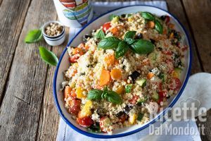 Cous cous con verdure. Ricetta semplice e veloce per l'estate!