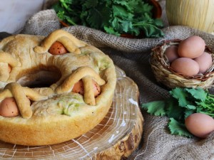 Ricetta Casatiello salsiccia e friarielli