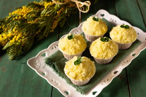 Ricetta Cupcakes mimosa