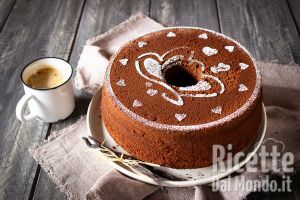 Ricetta Chiffon cake al cioccolato alta e soffice! Ricetta senza latte e burro!