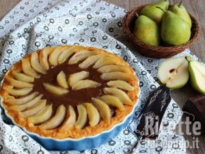 Ricetta Crostata pere e cioccolato