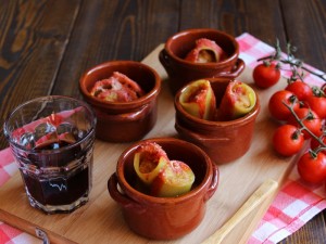 Cocottine di pasta ripiena