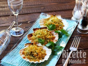 Capesante gratinate, l'antipasto raffinato per grandi occasioni