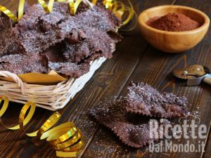 Ricetta Chiacchiere al cioccolato Bimby