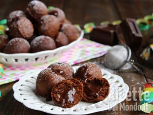 Ricetta Castagnole al cioccolato ripiene Bimby