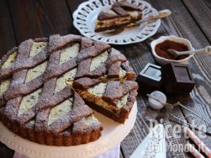 Ricetta Crostata di ricotta e cioccolato