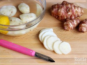 Ricetta Come pulire i topinambur