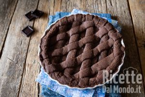 Ricetta Crostata al cioccolato fondente. La ricetta scioglievole e irressitibile!