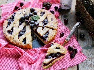 Ricetta Crostata di ciliegie fresche