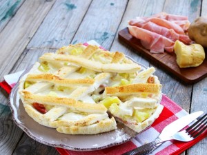 Ricetta Crostata salata di pancarrè