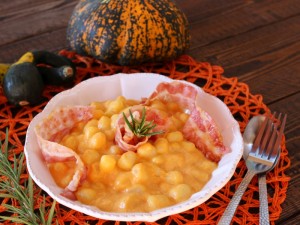 Ricetta Chicche di patate con crema di zucca